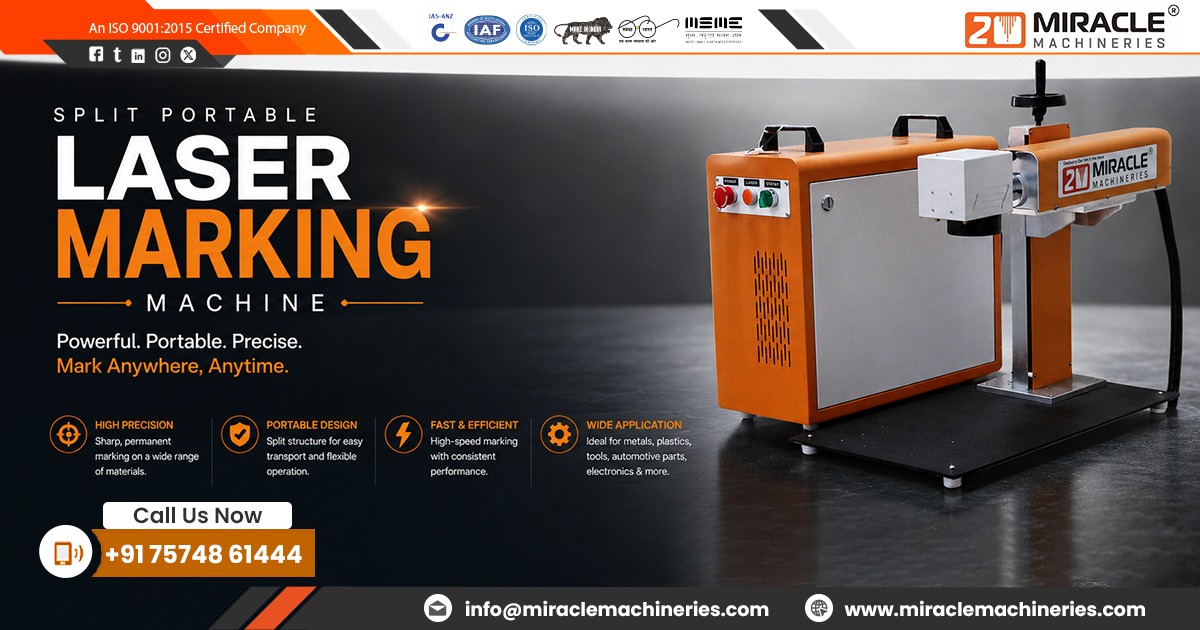 Split Portable Laser Marking Machine in Uttar Pradesh