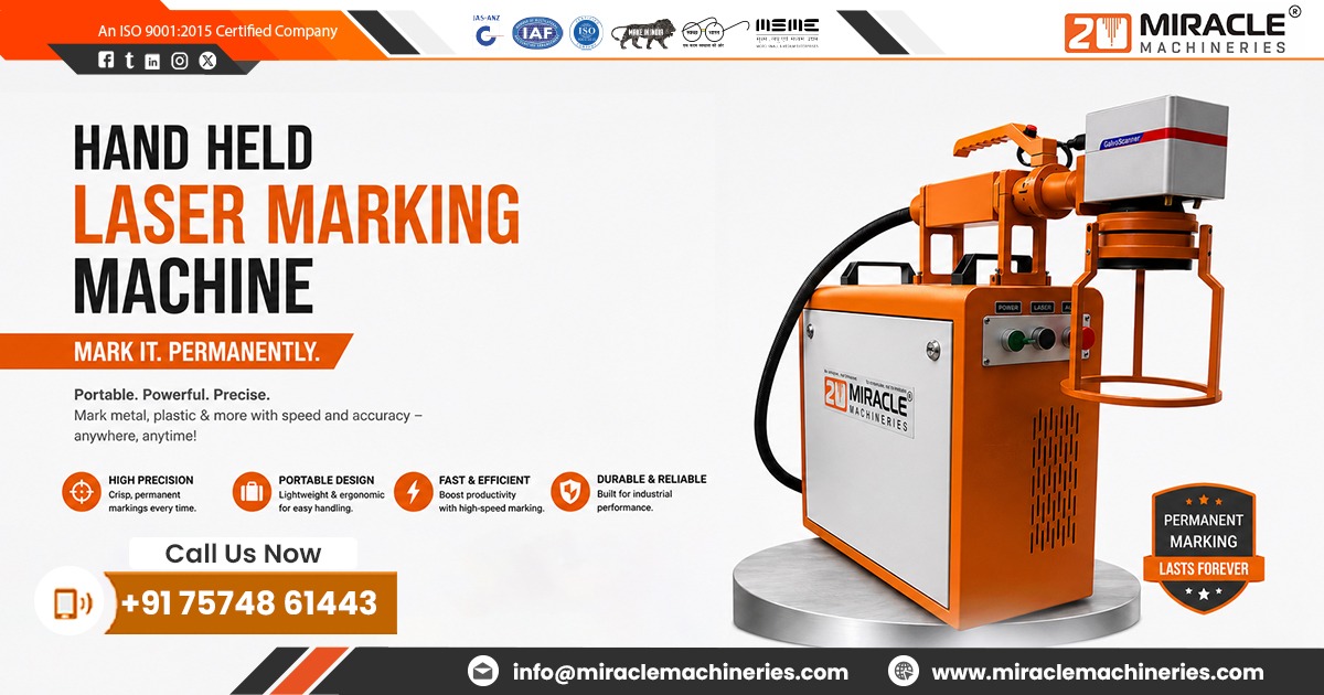 Hand Held Laser Marking Machine in Raipur