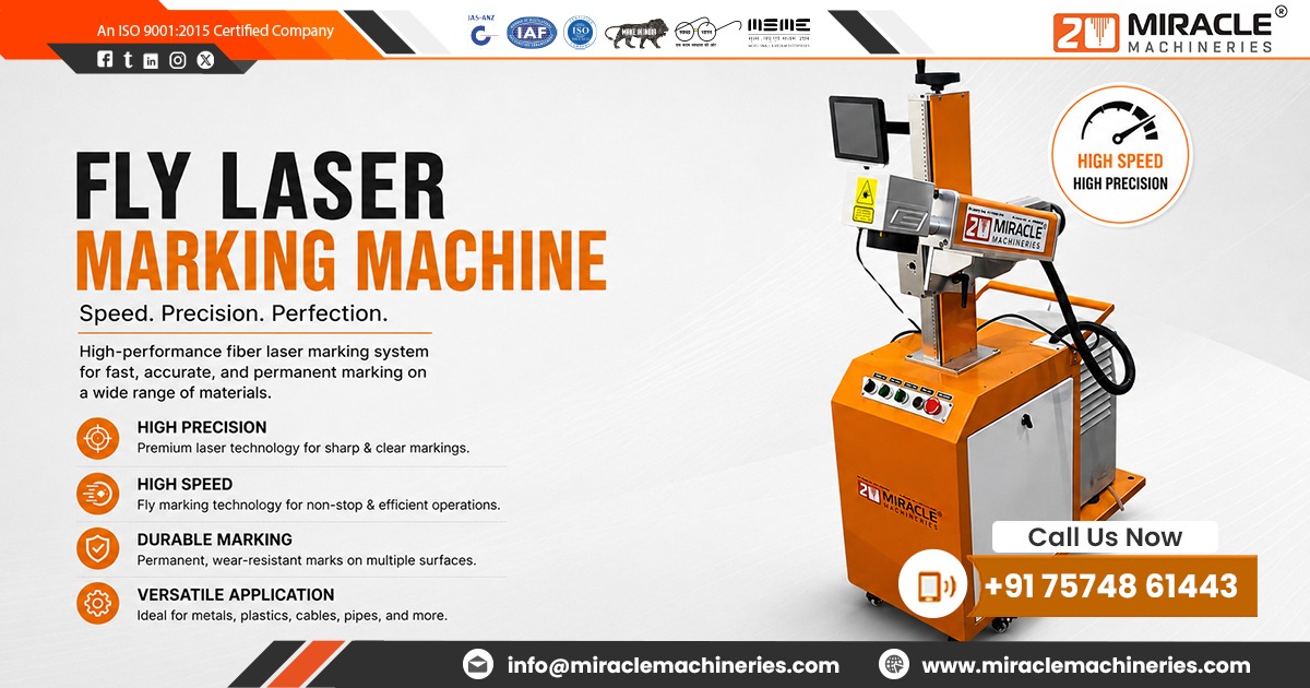 Fly Laser Marking Machine in Uttar Pradesh