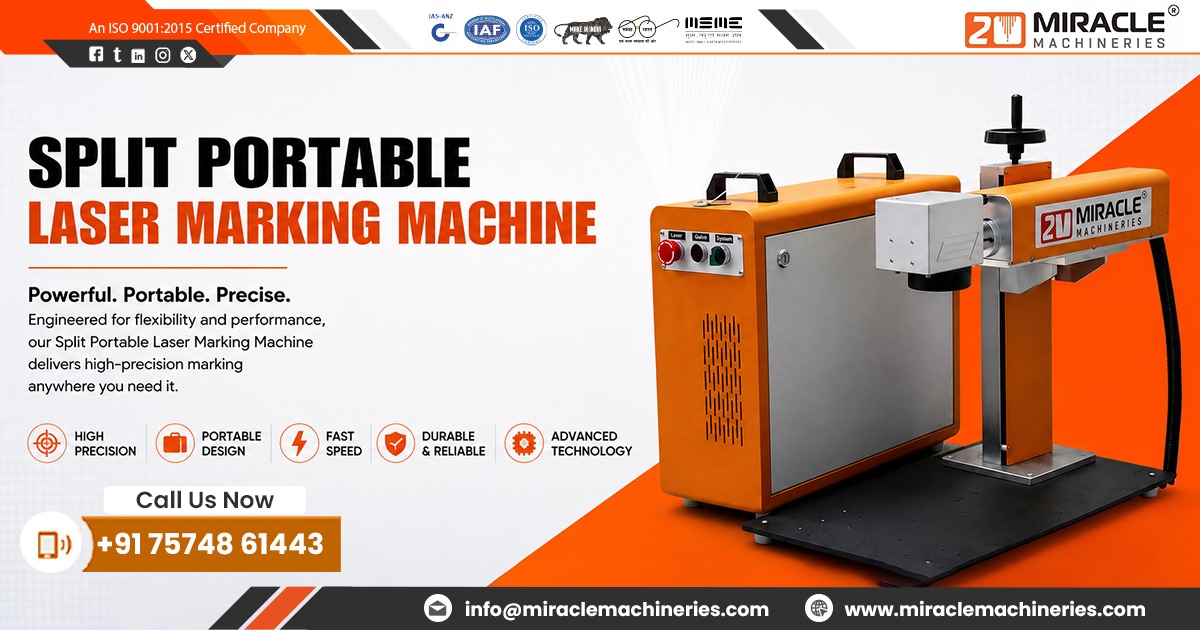 Split Portable Laser Marking Machine in Assam