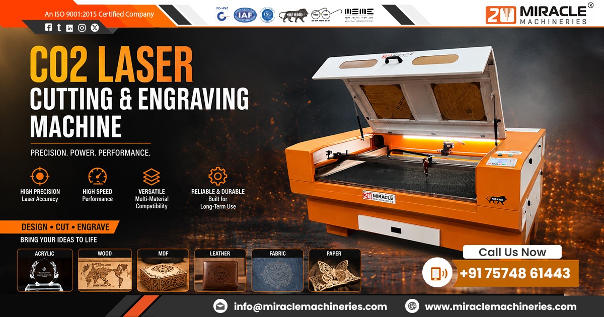 CO2 Laser Cutting and Engraving Machine in West Bengal