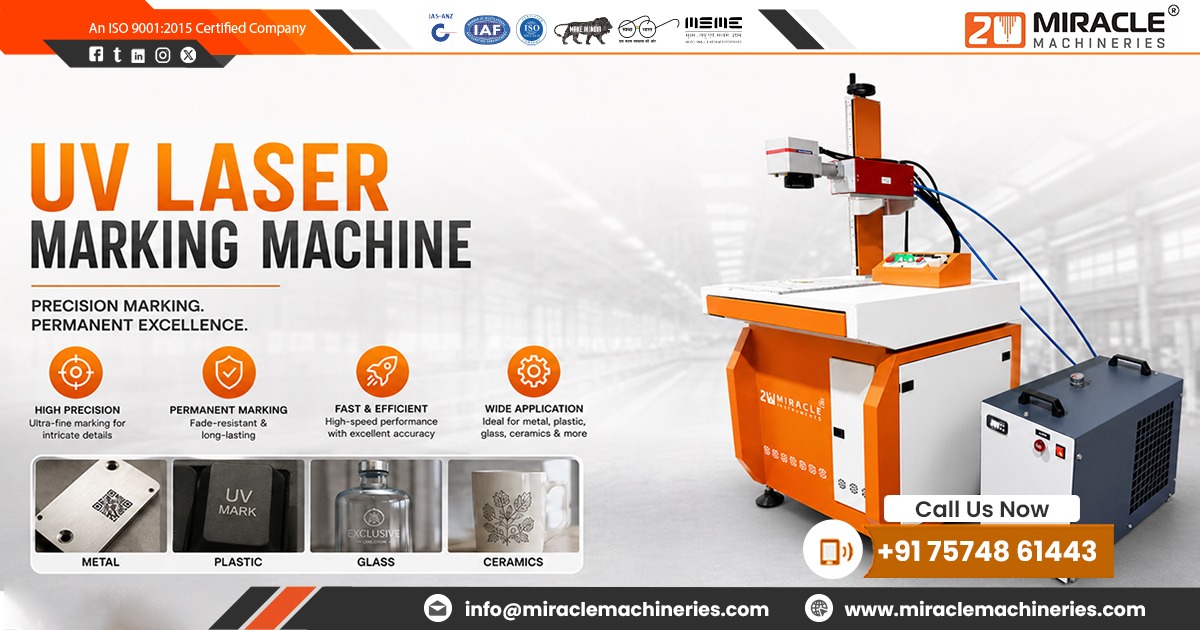 UV Laser Marking Machine Supplier in Tamil Nadu