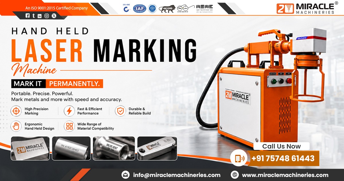 Hand Held Laser Marking Machine Supplier in West Bengal