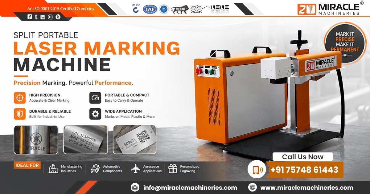 Split Portable Laser Marking Machine in Bhopal