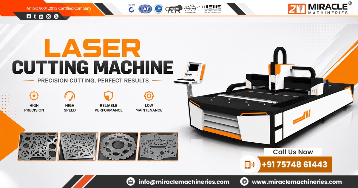 Laser Cutting Machine Supplier in Hyderabad