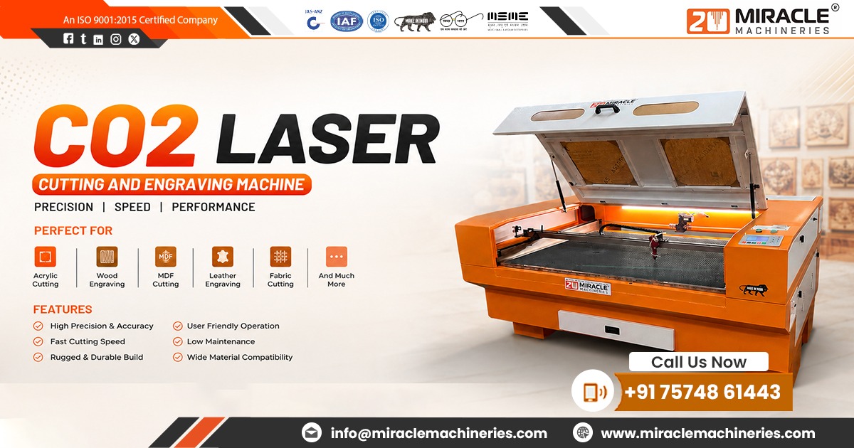 CO2 Laser Cutting and Engraving Machine in Assam