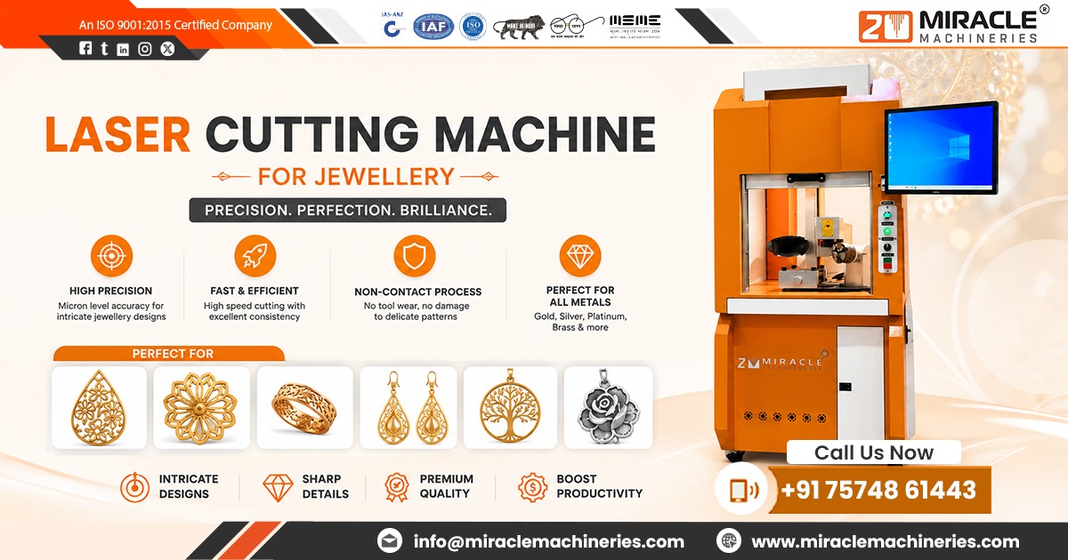Laser Cutting Machine for Jewellery in Bhopal