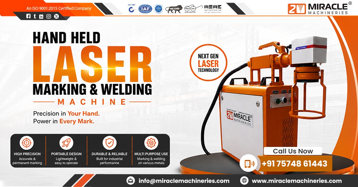 Hand Held Laser Marking Machine in India