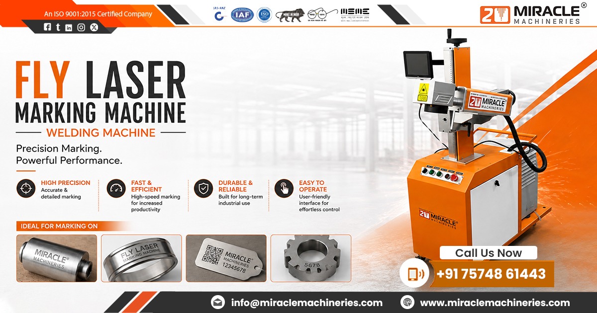 Fly Laser Marking Machine Supplier in India