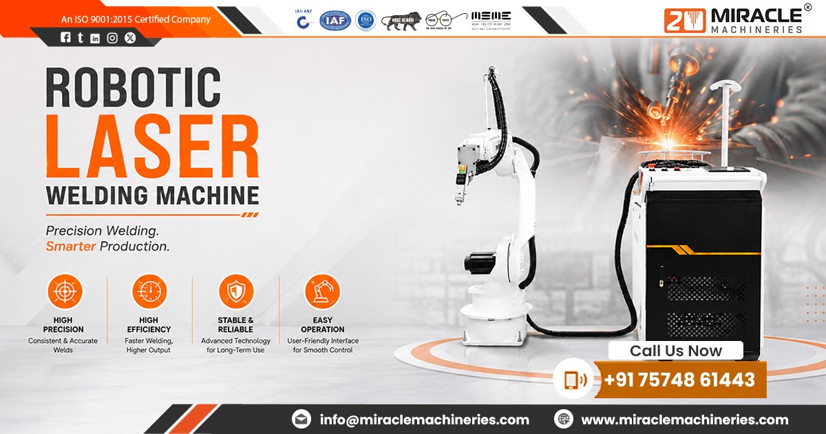 Robotic Laser Welding Machine Manufacturer in Ahmedabad