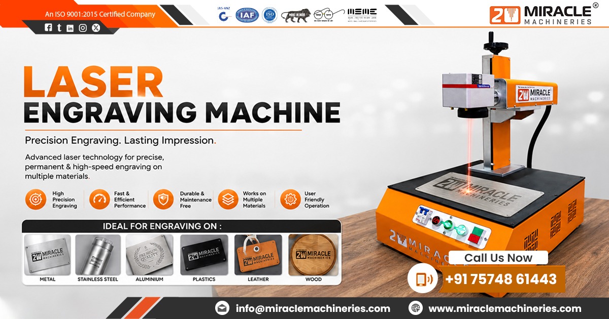 Laser Engraving Machine Supplier in India