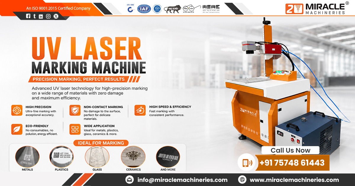 UV Laser Marking Machine Supplier in Gujarat