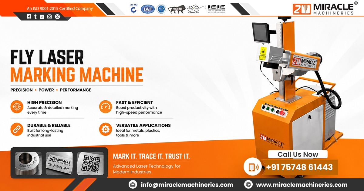Fly Laser Marking Machine Supplier in Kanpur