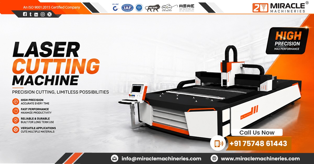 Laser Cutting Machine Supplier in Gujarat