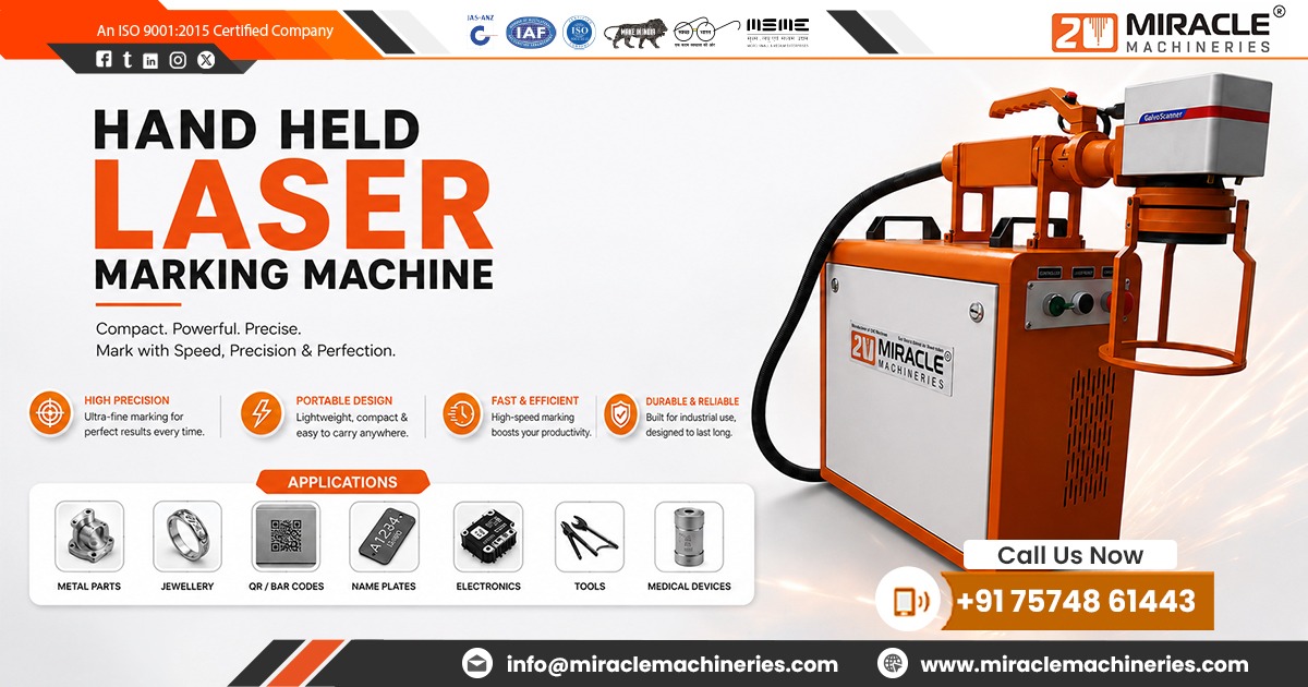Hand Held Laser Marking Machine Supplier in India