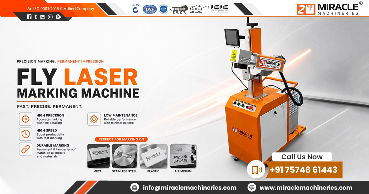Fly Laser Marking Machine Supplier in Mumbai