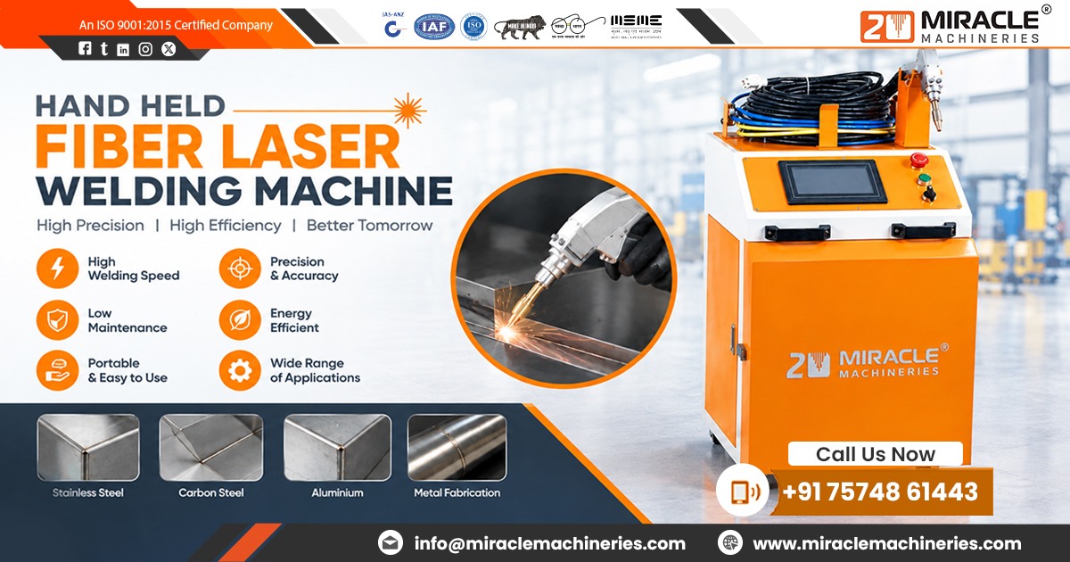 Hand Held Fiber Laser Welding Machine in Ghaziabad