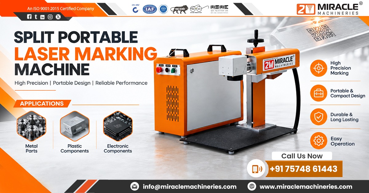 Split Portable Laser Marking Machine in Bengaluru