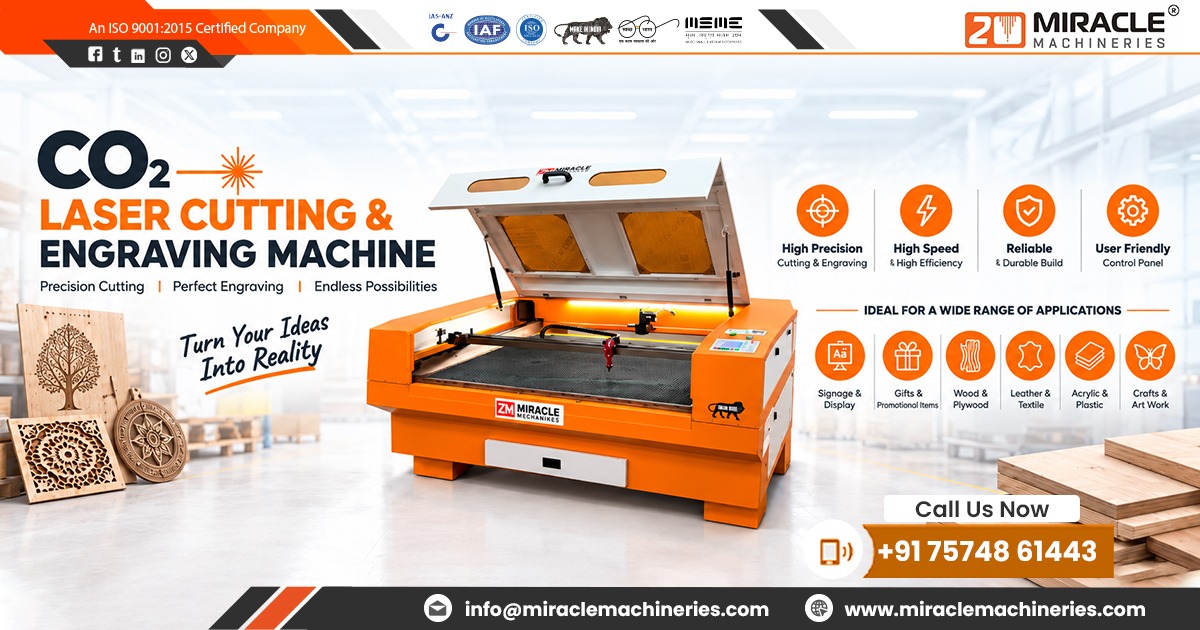 CO2 Laser Cutting and Engraving Machine in Lucknow