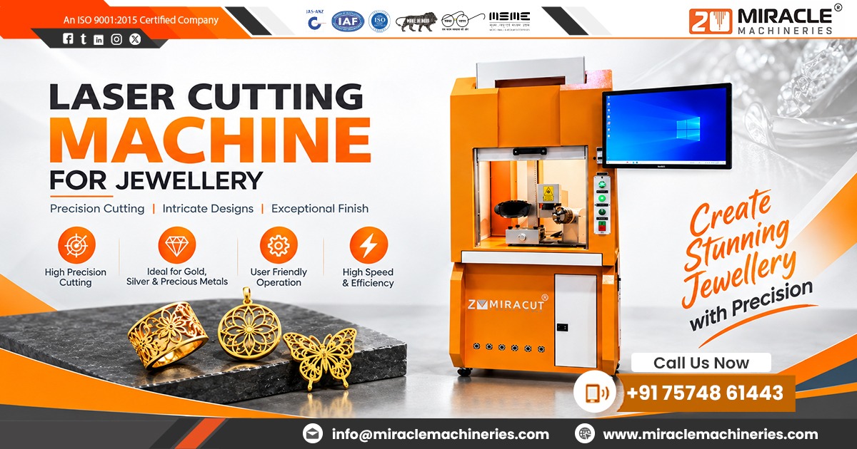 Laser Cutting Machine for Jewellery in Chandigarh
