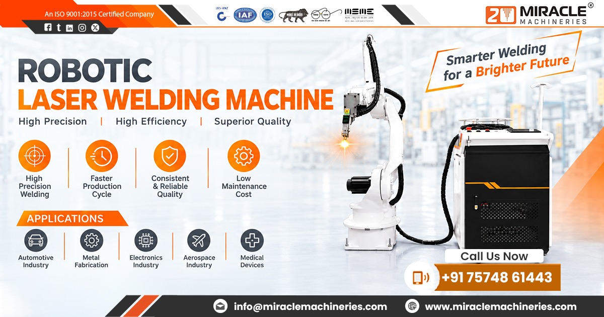 Robotic Laser Welding Machine in Lucknow