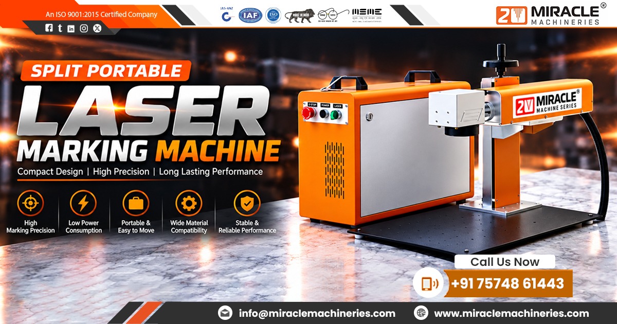 Split Portable Laser Marking Machine in Asansol