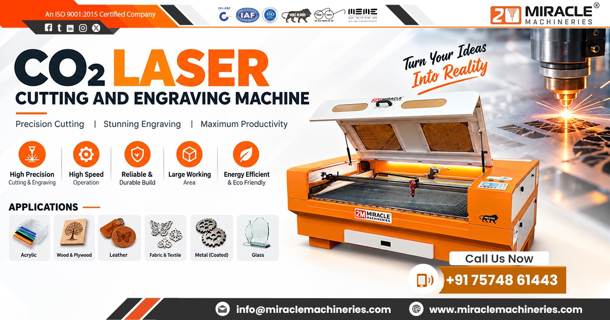 CO2 Laser Cutting and Engraving Machine in Ranchi