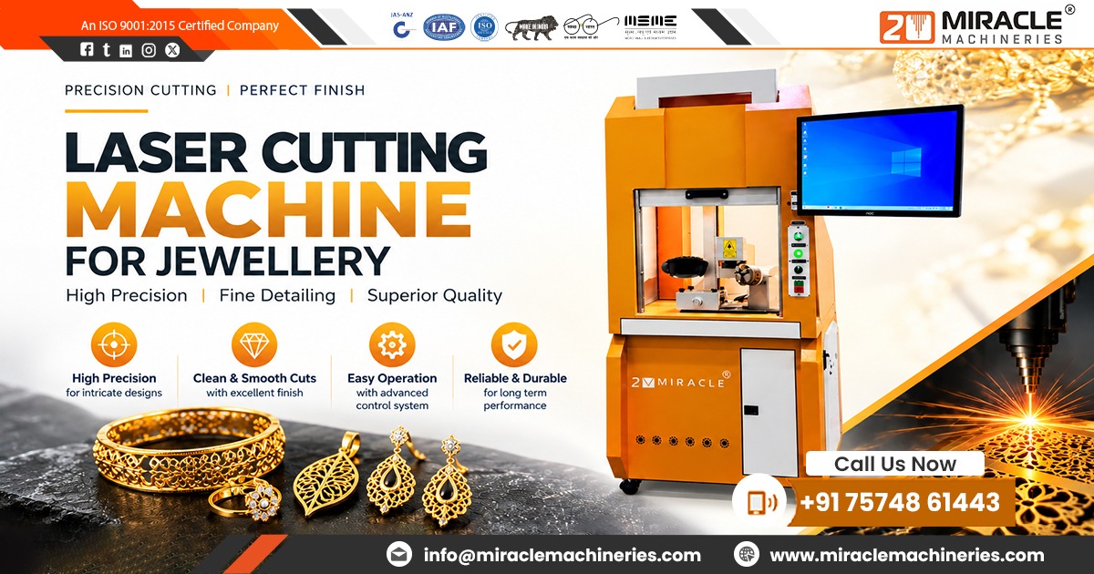 Laser Cutting Machine for Jewellery Supplier in Bhubaneswar