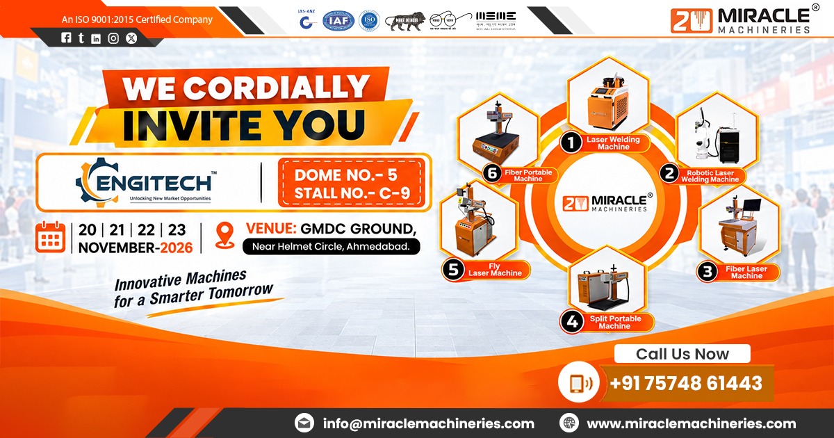 Meet Miracle Machineries at EngiTech 2026 Exhibition in Ahmedabad