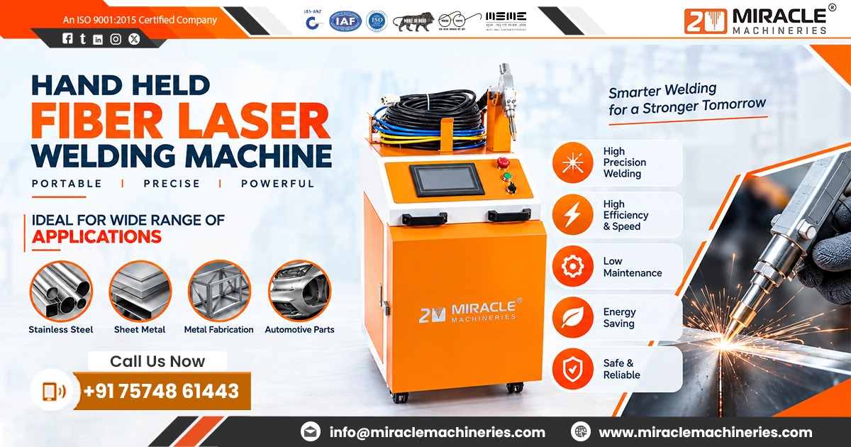 Hand Held Fiber Laser Welding Machine in Gurugram