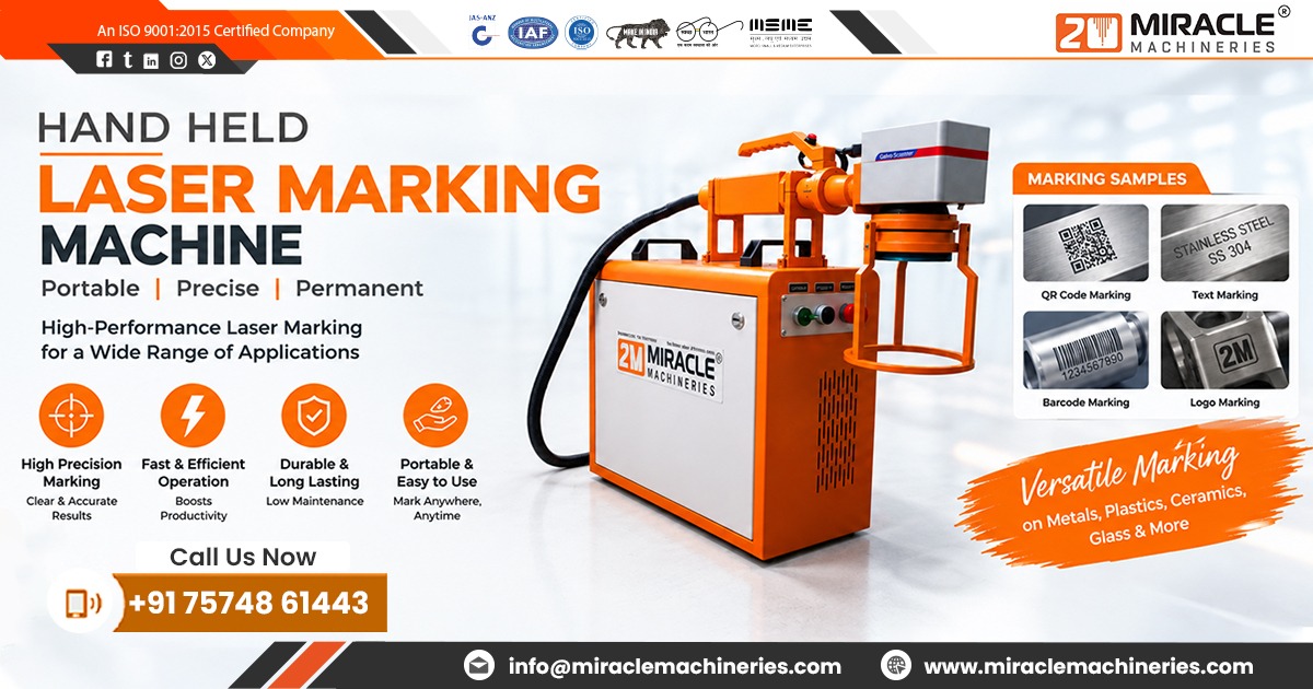Hand Held Laser Marking Machine in Amritsar