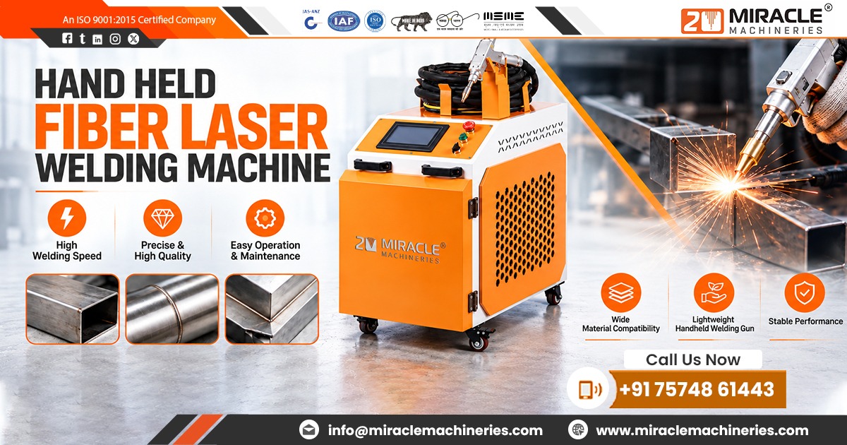 Hand Held Fiber Laser Welding Machine in Gwalior
